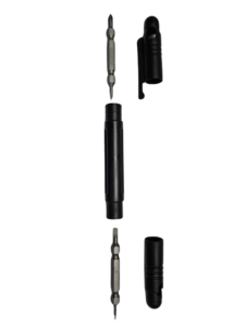 2124 4 in 1 Pocket Mini Screwdriver with end caps