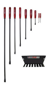 HPB-9 9 Piece Pry Bar Set With Rack