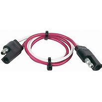 10-2W One Foot Two Wire Flat Plug 10 Guage